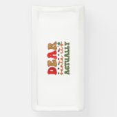 Prettig Kerstmis Beste Kerstman Het Is Eigenlijk Spandoek (Verticaal)