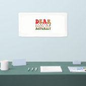 Prettig Kerstmis Beste Kerstman Het Is Eigenlijk Spandoek (Beurs)