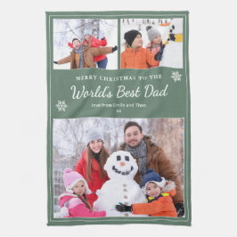 Prettig Kerstmis Beste Papa ter Wereld Foto's Sali Theedoek