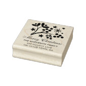 Prettig Kerstmis Botanisch Rubberstempel (Stempel)