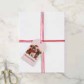 Prettig kerstmis Boxer Honden Cadeaulabel (Met Touw)