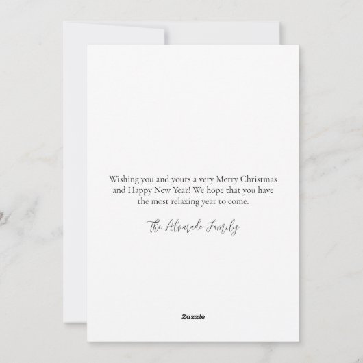 Prettig Kerstmis Cactus Kerstman Christmas Feestdagenkaart (Achterkant)