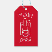Prettig Kerstmis Cadeaulabel (Voorkant)