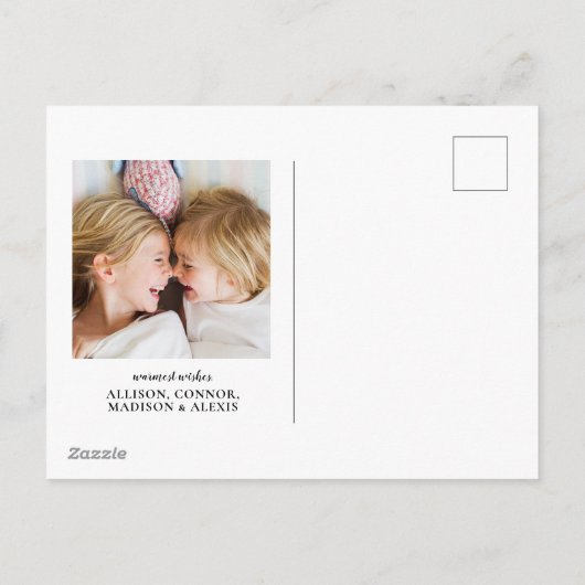 Prettig Kerstmis Cute Doodle Vakantie Feestdagenkaart (Achterkant)