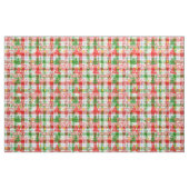 Prettig Kerstmis decoratieve geruite tartan Stof (Fat Quarter)