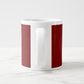 Prettig Kerstmis Dk Rood Grote Koffiekop (Achterkant)