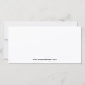 Prettig Kerstmis Drie Foto Script - Fotokaart Feestdagenkaart (Achterkant)