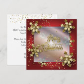 Prettig Kerstmis & een gelukkig nieuwjaar! 20XX Go Kaart (Voorkant / Achterkant)