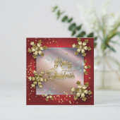 Prettig Kerstmis & een gelukkig nieuwjaar! 20XX Go Kaart (Staand voorkant)