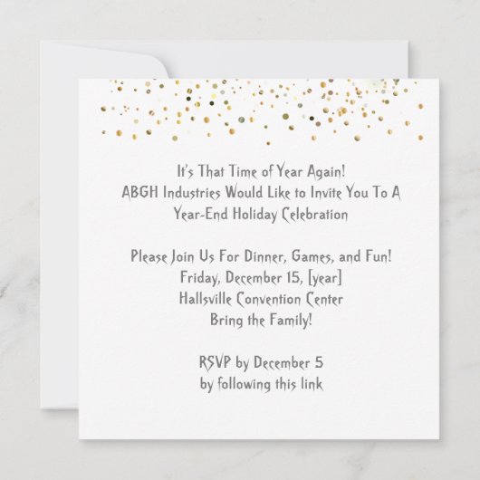 Prettig Kerstmis & een gelukkig nieuwjaar! 20XX Go Kaart (Achterkant)