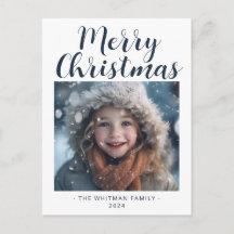 Prettig Kerstmis Eenvoudige Foto Moderne Wit