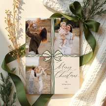 Prettig Kerstmis Elegante Strik Cadeau Foto Collag