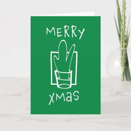 Prettig Kerstmis Feestdagen Kaart (Voorkant)
