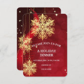 Prettig Kerstmis Feestelijke Vakantie Cadeau Ontwe Kaart (Voorkant / Achterkant)