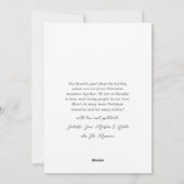 Prettig Kerstmis Franse Kerst Vier Foto Collage Feestdagenkaart (Achterkant)