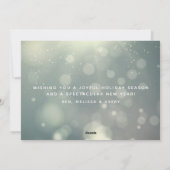 Prettig Kerstmis Franse moderne kerstfoto's collag Feestdagenkaart (Achterkant)