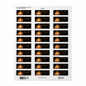 Prettig Kerstmis  Gouden ornament label (Full Sheet)