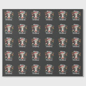 Prettig Kerstmis Grappig Kerst Rundvee Liefhebbers Cadeaupapier (Vlak)