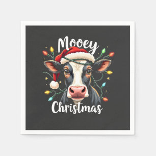 Prettig Kerstmis Grappig Kerst Rundvee Liefhebbers Servet