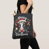 Prettig Kerstmis Grappig Kerst Rundvee Liefhebbers Tote Bag (Dichtbij)