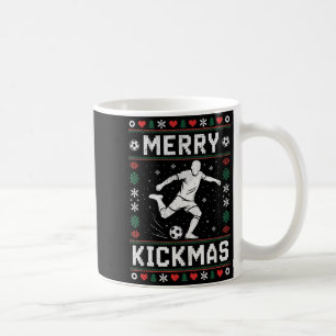 Prettig Kerstmis Grappige Kerst Voetbal Kerstmis Koffiemok