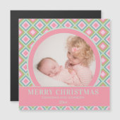 Prettig Kerstmis Grootouders Pastel Foto (Voorkant / Achterkant)