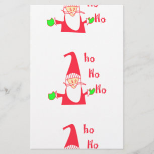 Prettig Kerstmis Humoristische Kerstman Muis Uniek Briefpapier