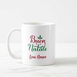 Prettig Kerstmis Italiaanse Kerstmis op Maat Koffiemok