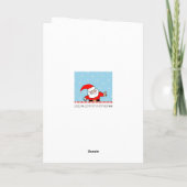 Prettig Kerstmis Kerstdag Feestdagen Kaart (Achterkant)