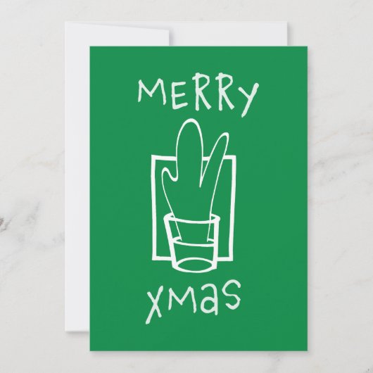 Prettig Kerstmis Kerstkaart (Voorkant)