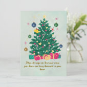Prettig Kerstmis kerstkaarten Kaart (Staand voorkant)
