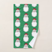 Prettig kerstmis Kerstman Bad Handdoeken Set Cadea (Handdoek)