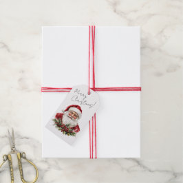 Prettig Kerstmis Kerstman Kerstmis  Cadeaulabel