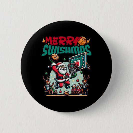 Prettig Kerstmis Kerstmis Kerstmis Grappig Ronde Button 5,7 Cm (Voorkant)