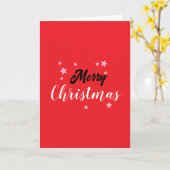 Prettig Kerstmis Klassiek Uniek Minimalistisch Een Kaart (Gele Bloem)