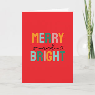 Prettig Kerstmis Klassiek Uniek Minimalistisch Een Kaart
