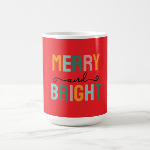 Prettig Kerstmis Klassiek Uniek Minimalistisch Een Koffiemok