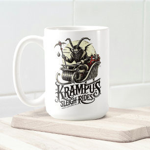 Prettig Kerstmis Krampus Kerst Sleetocht Koffiemok