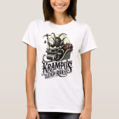 Prettig Kerstmis Krampus Kerst Sleetocht T-shirt (Voorkant)