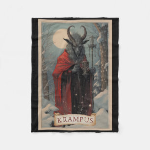 Prettig Kerstmis Krampus Xmas Horror Lelijke Trui Fleece Deken