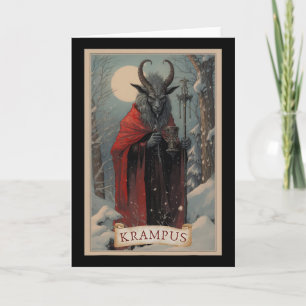 Prettig Kerstmis Krampus Xmas Horror Lelijke Trui  Kaart