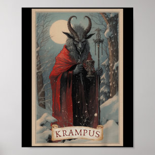 Prettig Kerstmis Krampus Xmas Horror Lelijke Trui  Poster