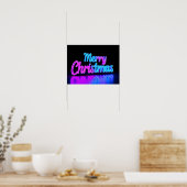 Prettig Kerstmis Luxe Typografie Poster Papier H16 (Keuken)