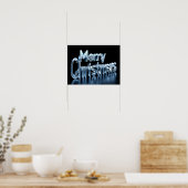 Prettig Kerstmis Luxe Typografie Poster Papier H43 (Keuken)
