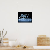 Prettig Kerstmis Luxe Typografie Poster Papier H45 (Keuken)