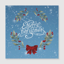 Prettig Kerstmis Magnetische Kaart