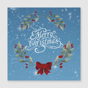 Prettig Kerstmis Magnetische Kaart