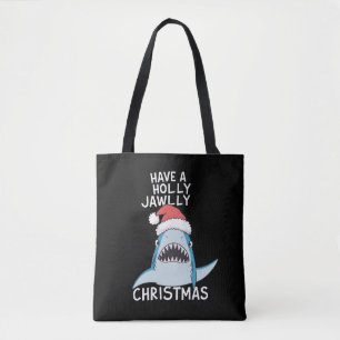 Prettig Kerstmis met een sarcastische Kaken film Tote Bag