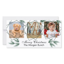 Prettig Kerstmis Moderne Dennenaalden 3 Foto Colla