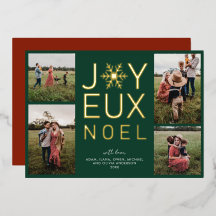 Prettig Kerstmis Moderne en Klasse Folie Kerstkaar